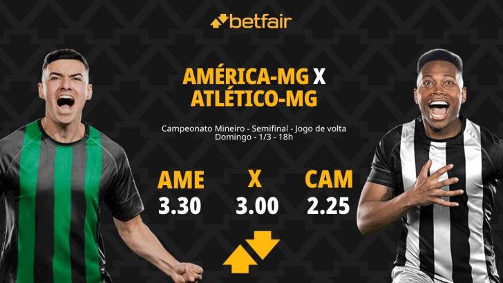 América-MG x Atlético-MG: Palpites, Odds e Onde Assistir - Mineiro 2026