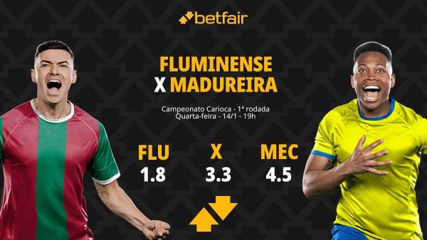 Fluminense x Madureira - Campeonato Carioca 2026: palpites, odds ...