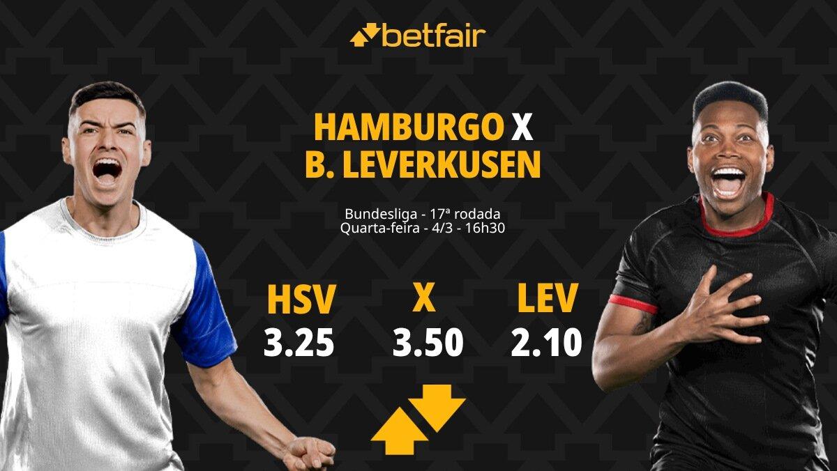 Hamburgo x Bayer Leverkusen: Palpites, Odds e Onde Assistir - Bundesliga