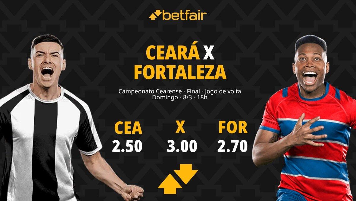 Ceará x Fortaleza - Cearense 2026: Palpites, Odds, Escalações, Horário, Onde Assistir