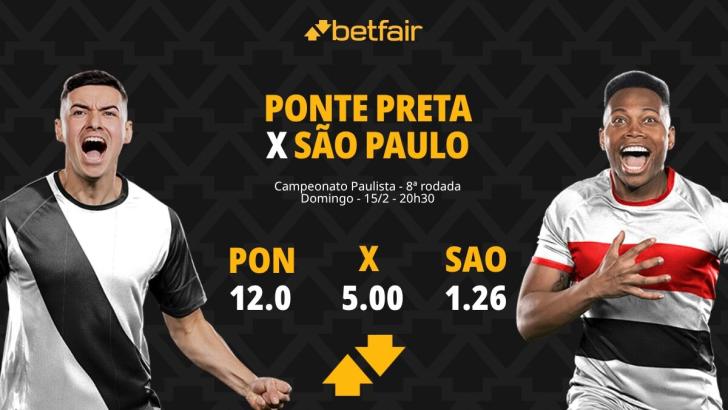 Ponte Preta x São Paulo: Palpites, Odds e Onde Assistir - Paulistão 2026