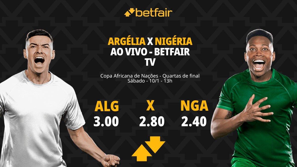 Argélia x Nigéria - Copa Africana de Nações: palpites, odds, estatísticas, onde assistir ao vivo, escalações e horário