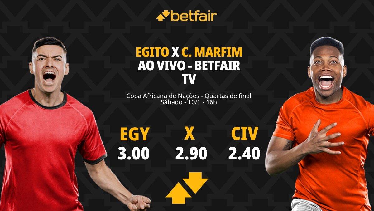 Egito x Costa do Marfim - Copa Africana de Nações: palpites, odds, estatísticas, onde assistir ao vivo, escalações e horário