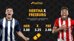 Hertha Berlin x Freiburg: Palpites, Odds e Onde Assistir - Copa da Alemanha