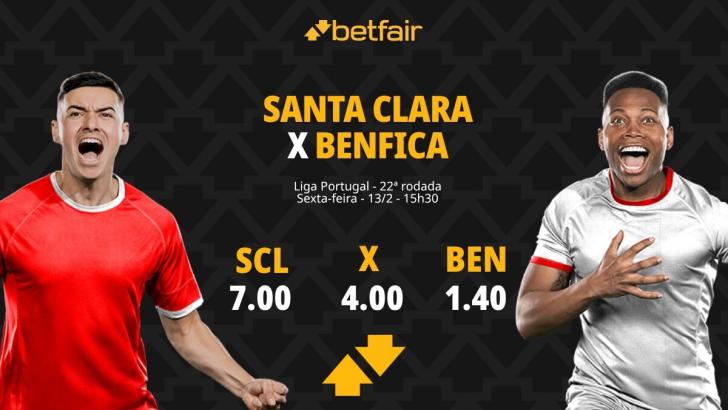 Santa Clara x Benfica: Palpites, Odds e Onde Assistir - Liga Portugal