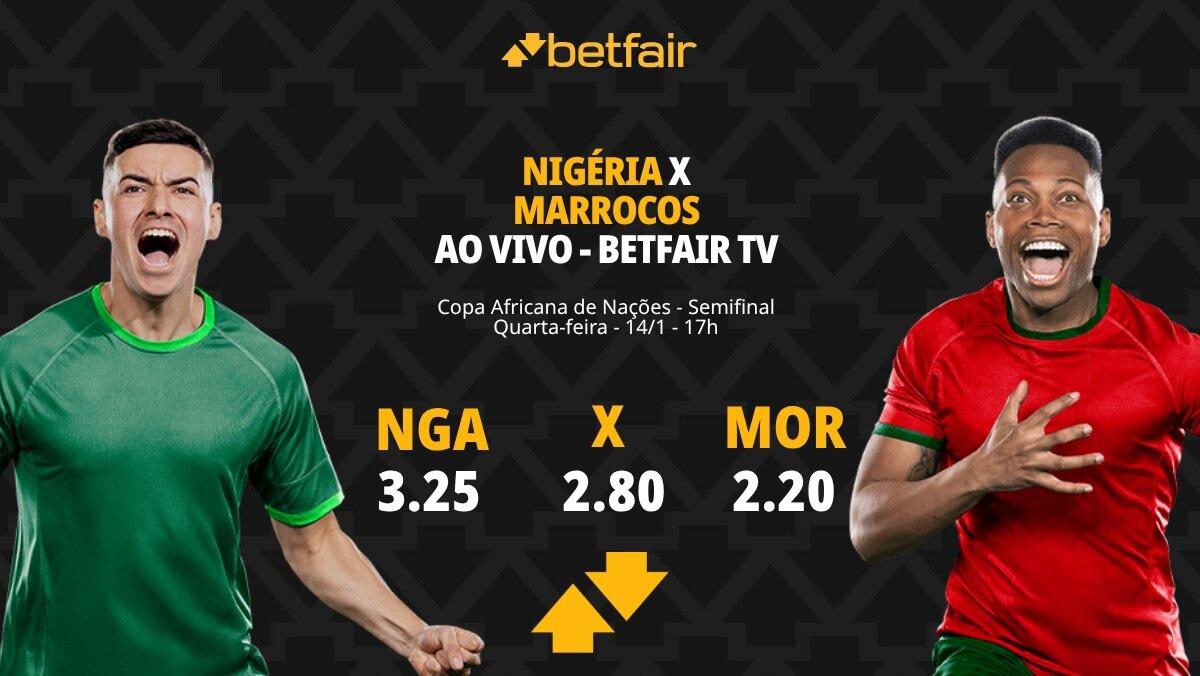 Nigéria x Marrocos - Copa Africana de Nações: palpites, odds, estatísticas, onde assistir ao vivo, escalações e horário