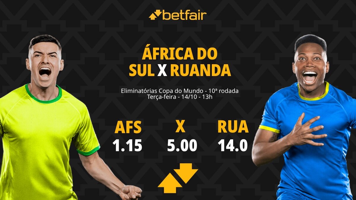África do Sul x Ruanda - Eliminatórias Copa do Mundo: palpites, odds ...