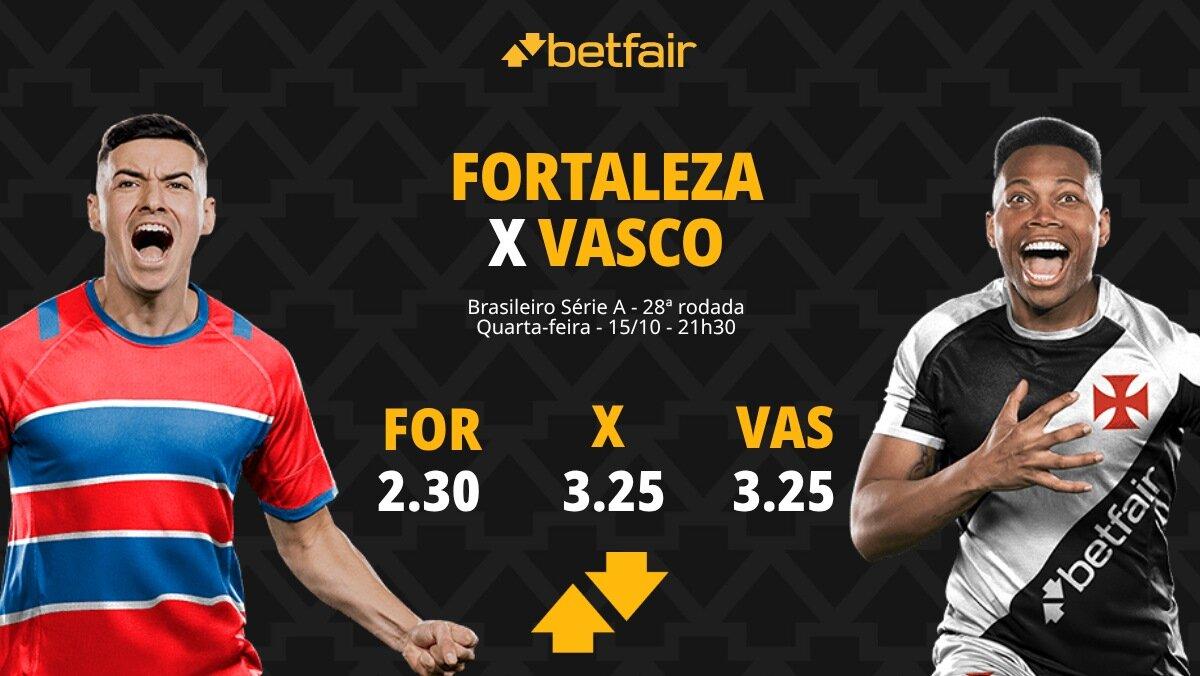 Fortaleza x Vasco - Brasileirão: Vascão enfrenta um dos piores mandantes para emendar segunda vitória seguida