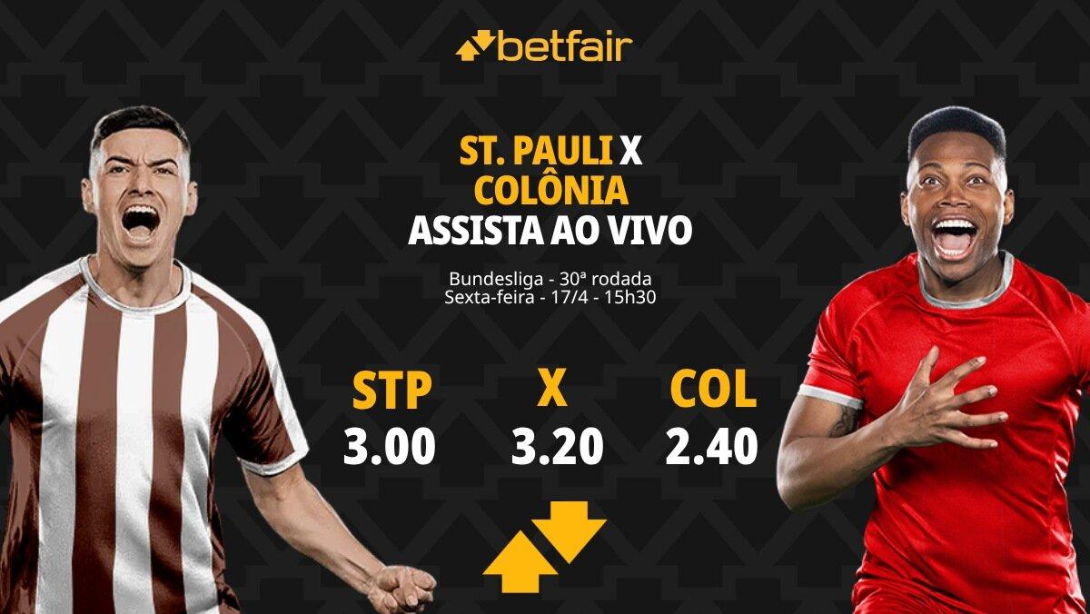 St. Pauli x Colônia - Bundesliga: Dicas, Palpites, Odds, Escalações, Horário, Onde Assistir