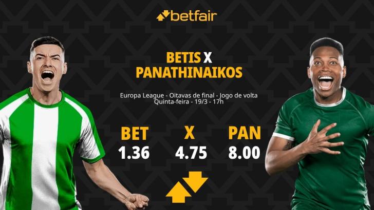 Betis x Panathinaikos - Europa League 2025/26: Dicas, Palpites, Odds, Escalações, Horário, Onde Assistir