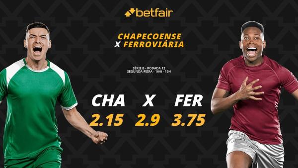 Chapecoense x Ferroviária: palpites, odds, onde assistir ao vivo ...