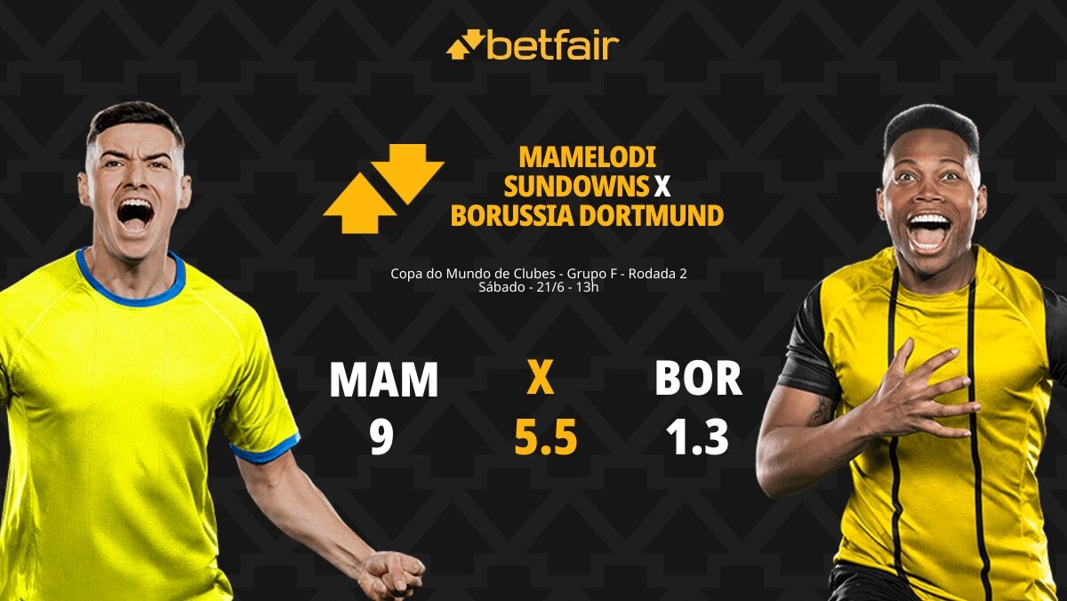 Mamelodi Sundowns x Borussia Dortmund: palpites, odds, onde assistir ao ...