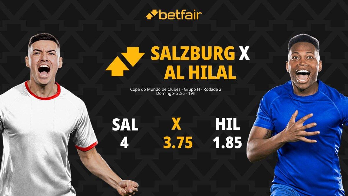 Salzburg x Al Hilal: palpites, odds, onde assistir ao vivo, escalações e horário