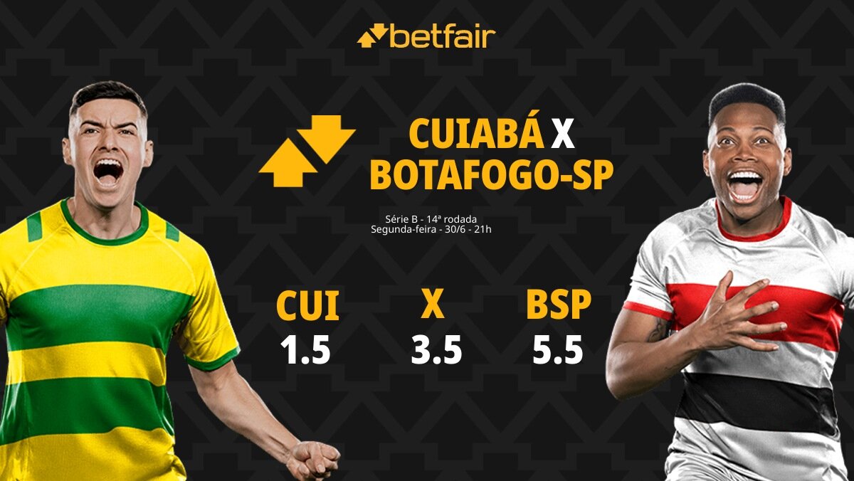 Cuiabá x Botafogo-SP: palpites, odds, onde assistir ao vivo, escalações ...