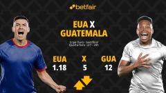 EUA x Guatemala: palpites, odds, onde assistir ao vivo, escalações e horário