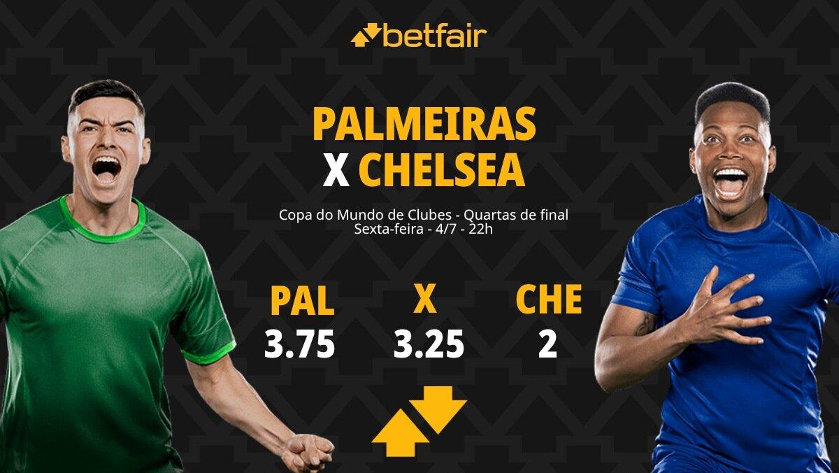 Palmeiras x Chelsea: palpites, odds, onde assistir ao vivo, escalações e horário