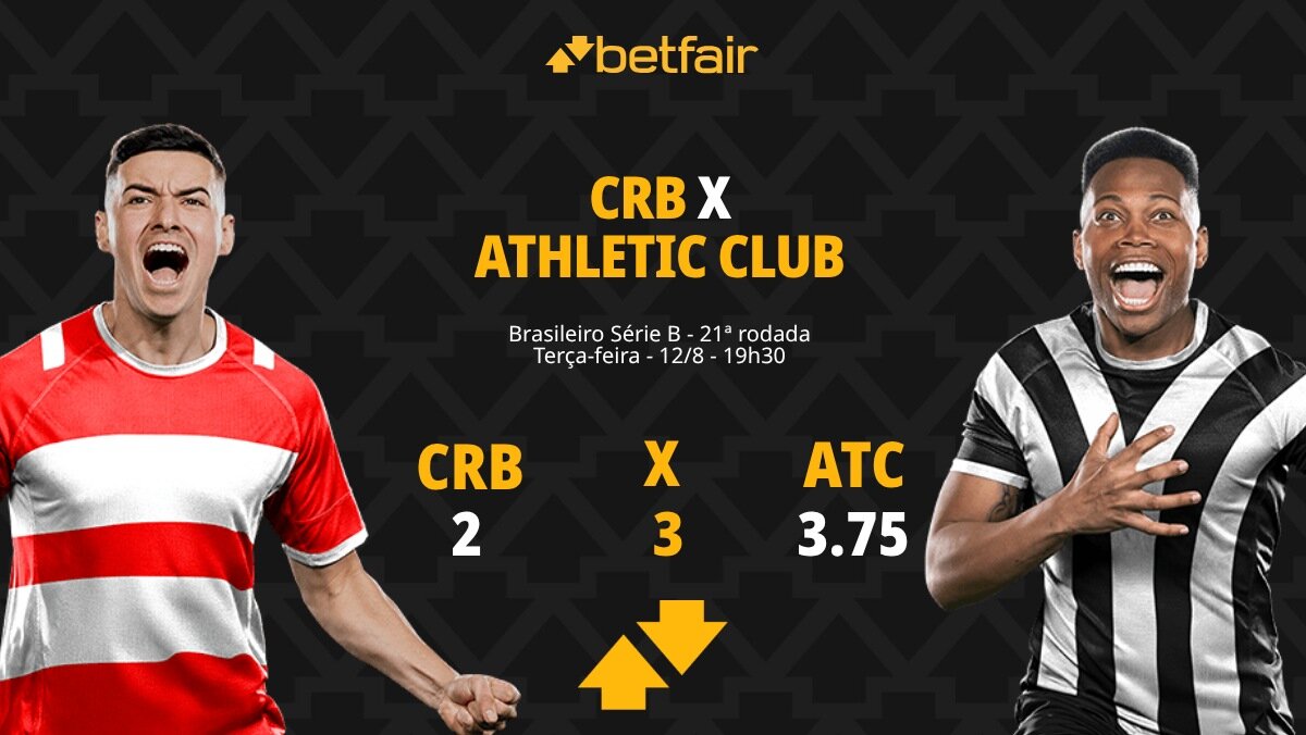 CRB x Athletic Club - Série B 2025: palpites, odds, estatísticas, onde ...
