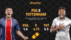 PSG x Tottenham: palpites, odds, estatísticas, onde assistir ao vivo, escalações e horário
