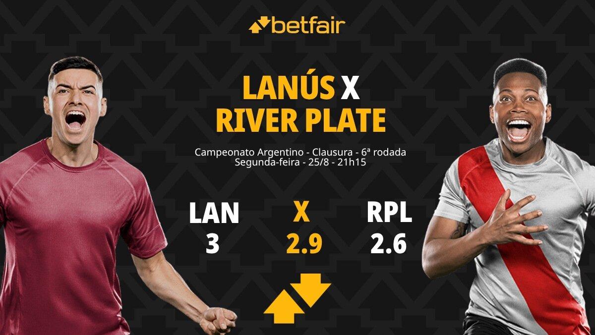 Lanús x River Plate - Campeonato Argentino: adversários de brasileiros fazem clássico hoje! Saiba tudo sobre esse duelo