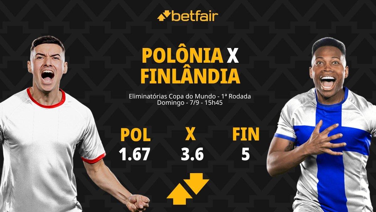 Polônia x Finlândia - Eliminatórias da Copa do Mundo: palpites, odds, estatísticas, onde assistir ao vivo, escalações e horário