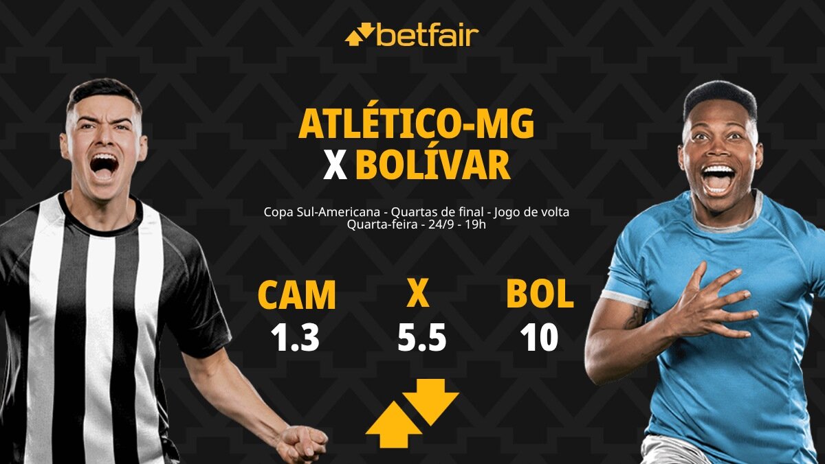 Atlético-MG x Bolívar - Copa Sul-Americana: palpites, odds ...