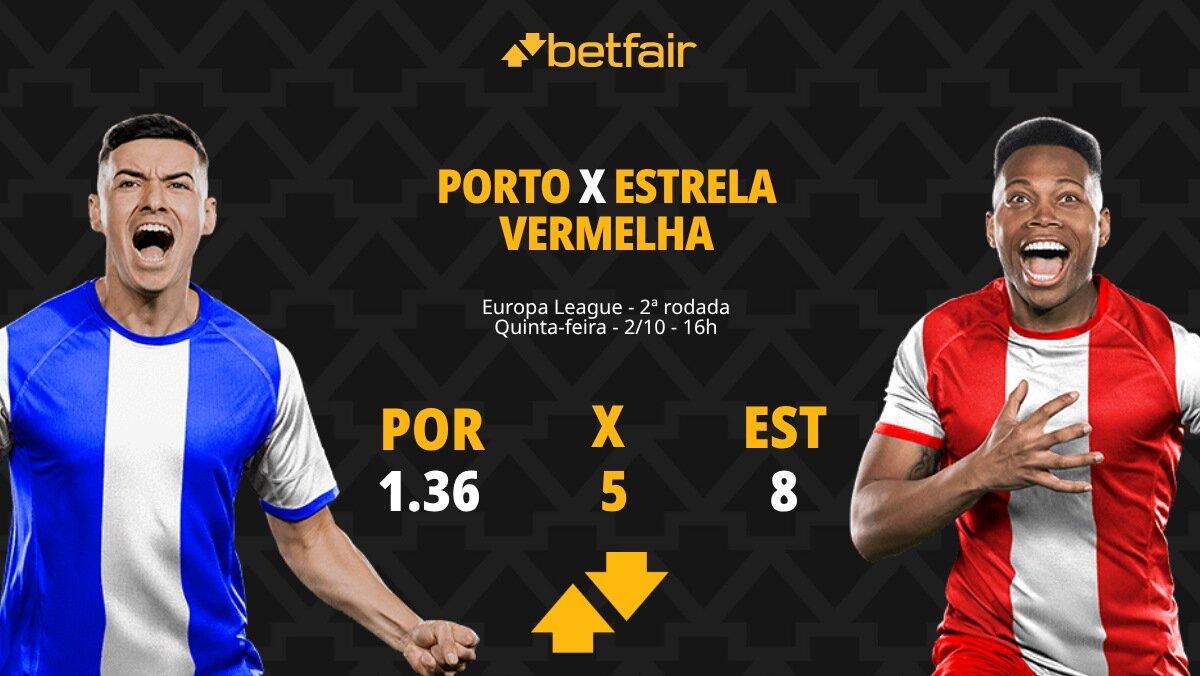 Porto x Estrela Vermelha - Europa League: palpites, odds, estatísticas ...