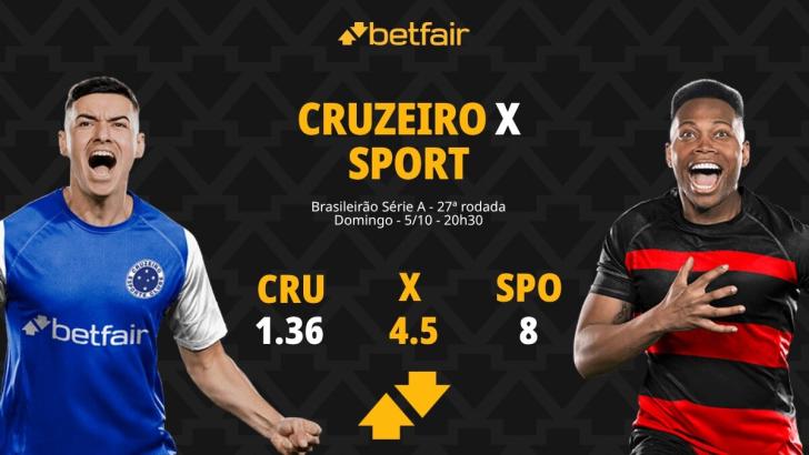 Cruzeiro x Sport - Brasileirão: firme na disputa pelo título, Cabuloso enfrenta Sport no Mineirão