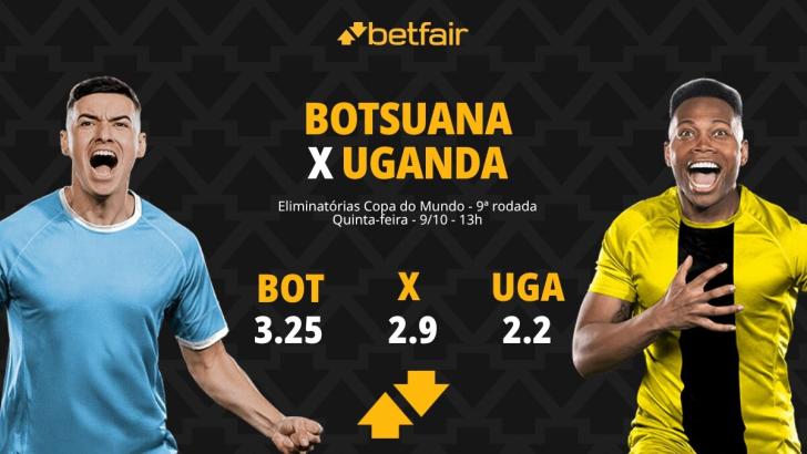 Botsuana x Uganda - Eliminatórias Copa do Mundo: palpites, odds, estatísticas, onde assistir ao vivo, escalações e horário