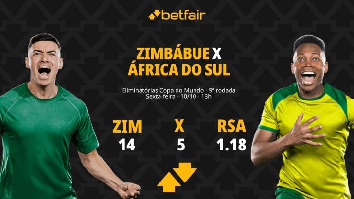 Zimbábue x África do Sul - Eliminatórias Copa do Mundo: palpites, odds, estatísticas, onde assistir ao vivo, escalações e horário
