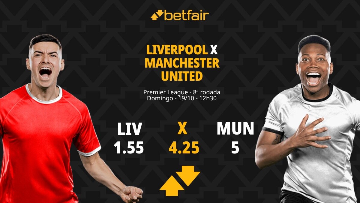 Liverpool x Manchester United - Premier League: palpites, odds ...