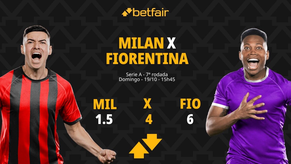 Milan x Fiorentina – Serie A: palpites, odds, estatísticas, onde ...