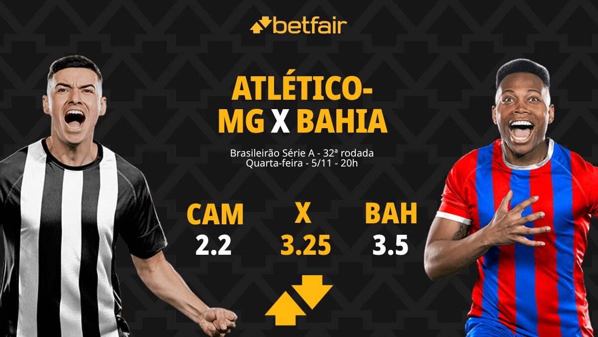 Atlético-MG x Bahia - Brasileirão: palpites, odds, estatísticas, onde ...