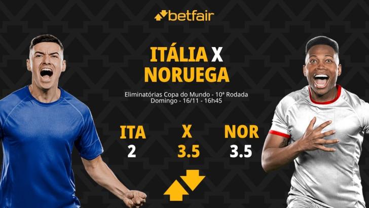 Itália x Noruega - Eliminatórias Copa do Mundo: palpites, odds ...