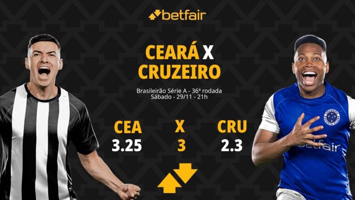 Ceará x Cruzeiro - Brasileirão: vitória manterá Raposa na disputa pelo título