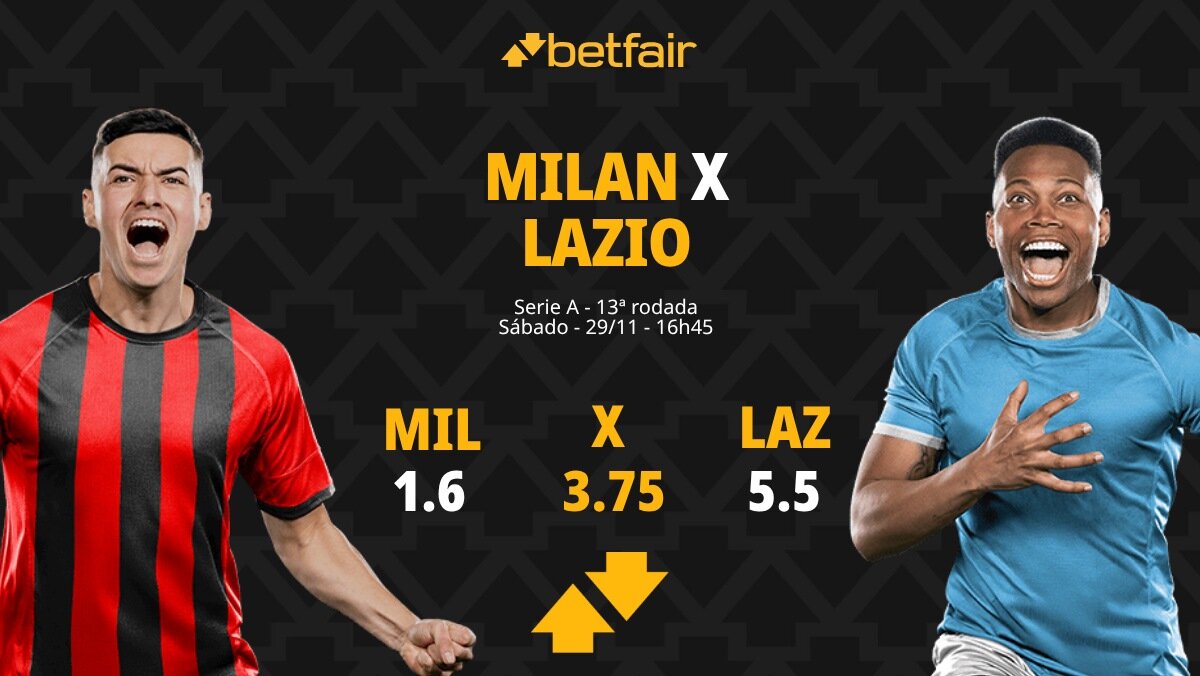 Milan x Lazio - Serie A: palpites, odds, estatísticas, onde assistir ao ...