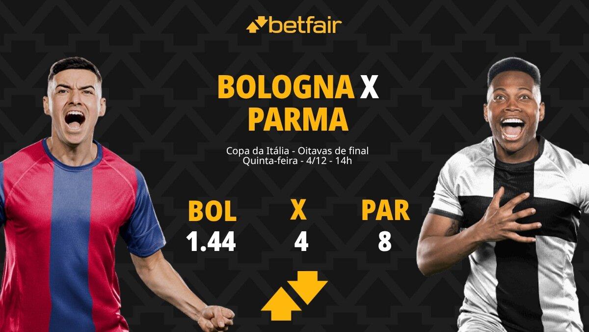 Bologna x Parma - Copa da Itália: palpites, odds, estatísticas, onde assistir ao vivo, escalações e horário