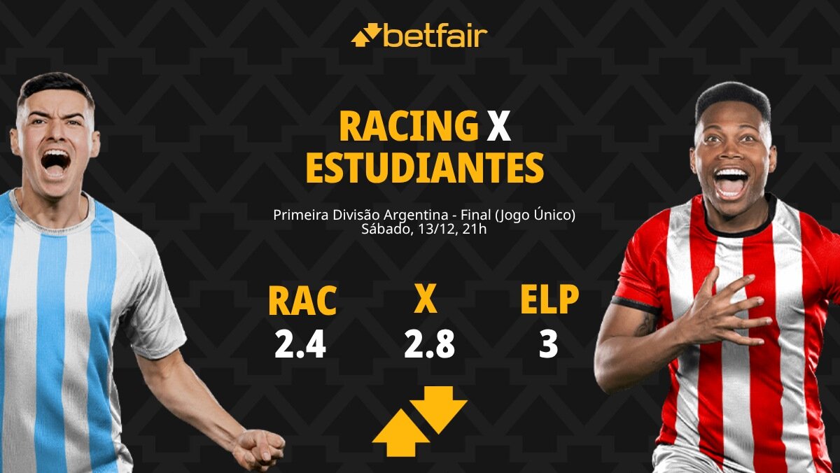 Racing x Estudiantes - Campeonato Argentino: palpites, odds ...