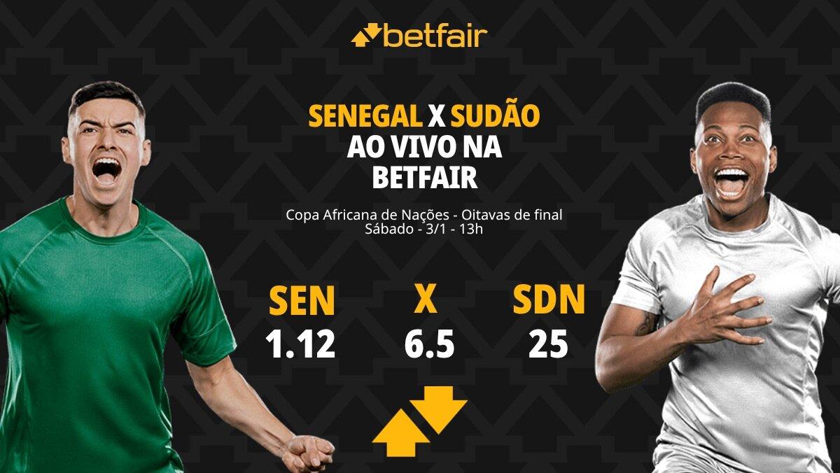 Senegal x Sudão - Copa Africana de Nações: palpites, odds, estatísticas, onde assistir ao vivo, escalações e horário