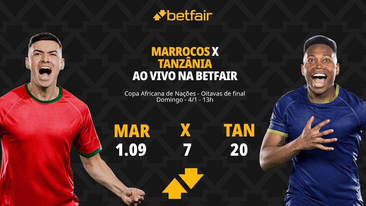 Marrocos x Tanzânia - Copa Africana de Nações: palpites, odds, estatísticas, onde assistir ao vivo, escalações e horário