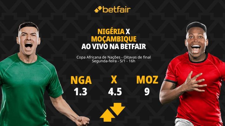 Nigéria x Moçambique - Copa Africana de Nações: palpites, odds, estatísticas, onde assistir ao vivo, escalações e horário