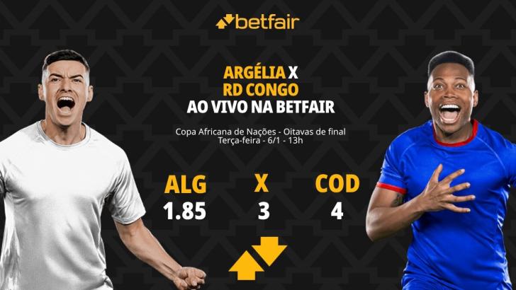 Argélia x RD Congo - Copa Africana de Nações: palpites, odds, estatísticas, onde assistir ao vivo, escalações e horário