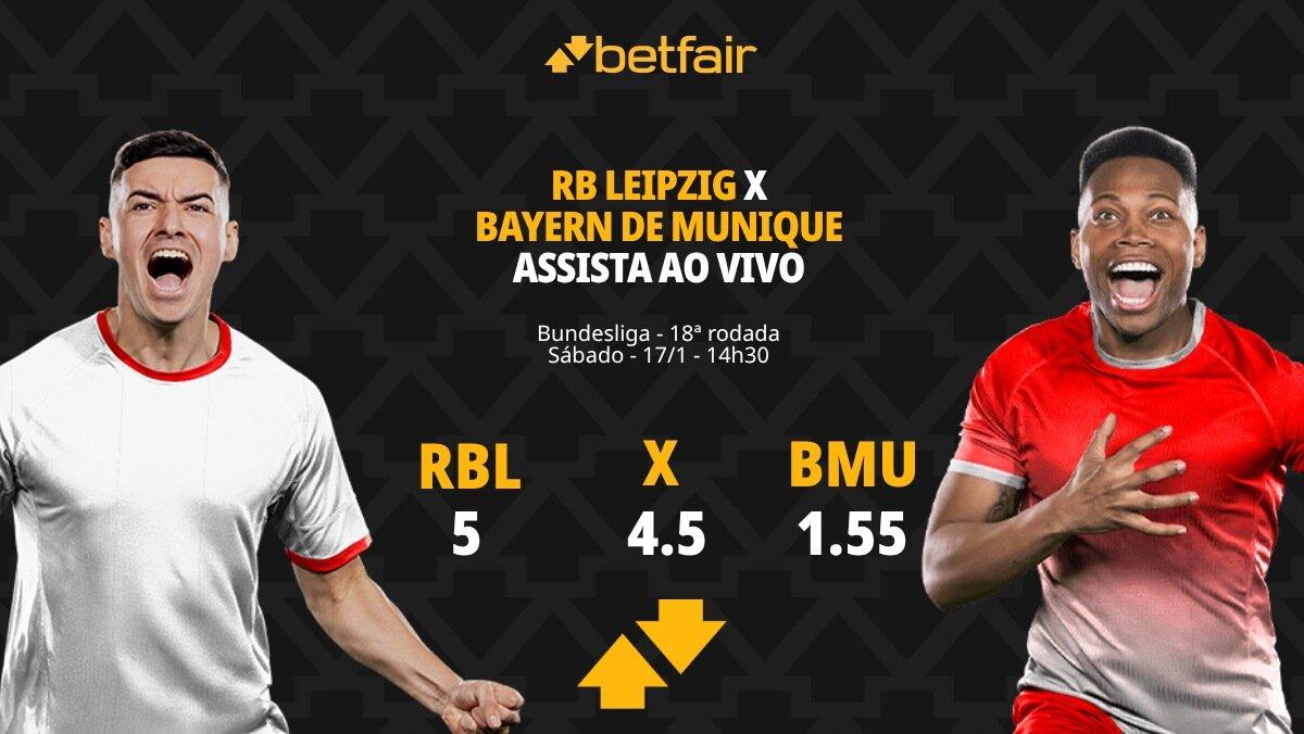 RB Leipzig x Bayern de Munique - Bundesliga: palpites, odds, estatísticas, onde assistir ao vivo, escalações e horário