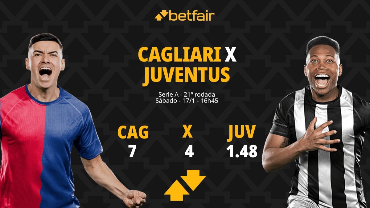 Cagliari x Juventus - Serie A: palpites, odds, estatísticas, onde ...