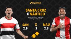 Santa Cruz x Náutico - Campeonato Pernambucano: palpites, odds, estatísticas, onde assistir ao vivo, escalações e horário