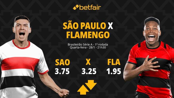São Paulo x Flamengo: dicas do Pedro, do Apostas e Palpites