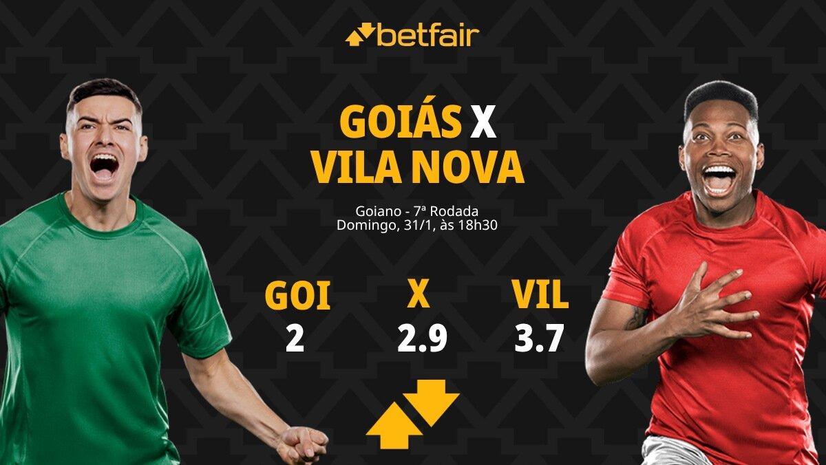 Goiás x Vila Nova - Campeonato Goiano: palpites, odds, estatísticas, onde assistir ao vivo, escalações e horário