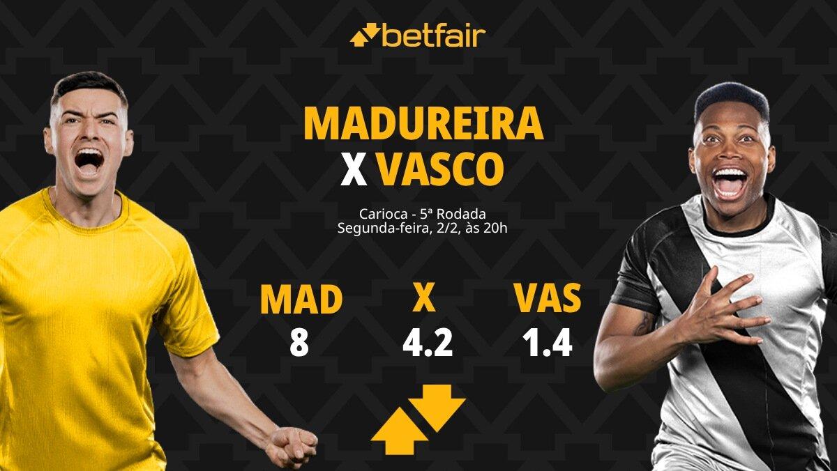 Madureira x Vasco: Palpites, Odds e Onde Assistir - Carioca 2026