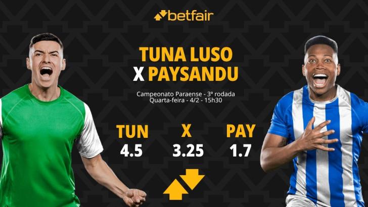 Tuna Luso x Paysandu: Palpites, Odds e Onde Assistir - Paraense 2026