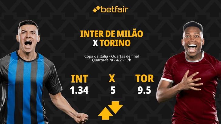 Inter de Milão x Torino: Palpites, Odds e Onde Assistir - Copa da Itália