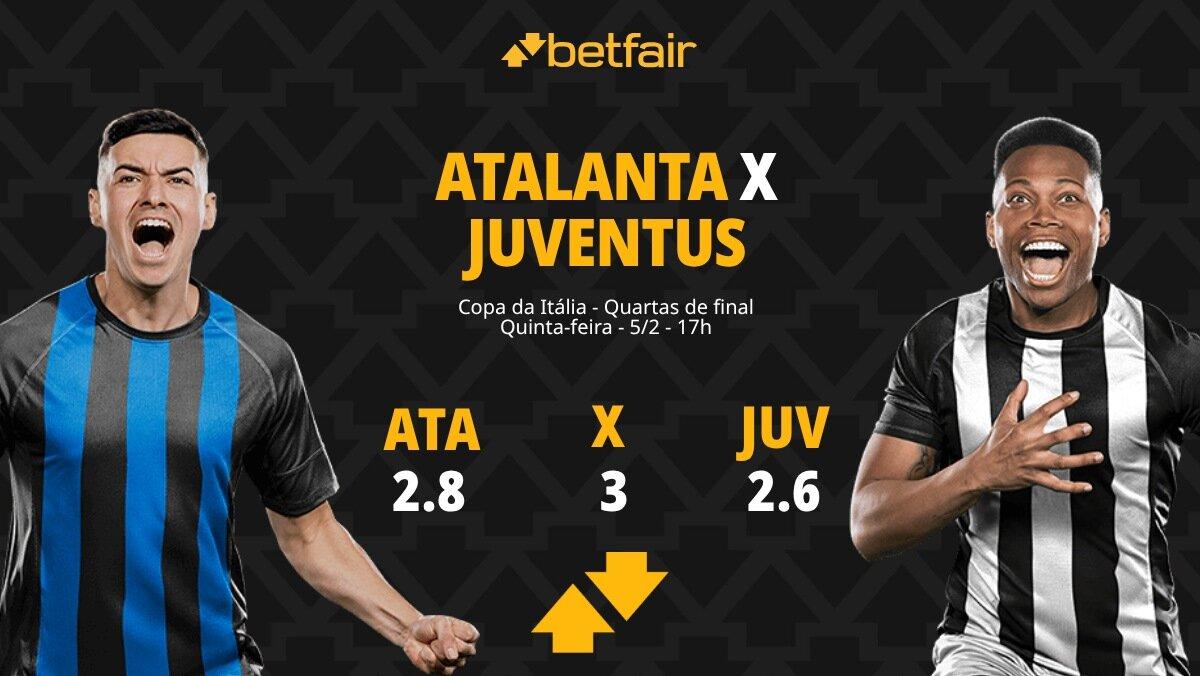 Atalanta x Juventus: Palpites, Odds e Onde Assistir - Copa da Itália